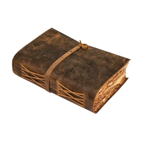 HANDMADE LEATHER JOURNAL - ANTIQUE LEATHER BOUND JOURNAL